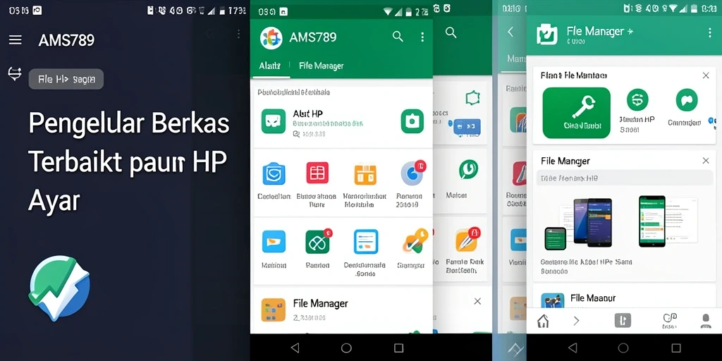 Tampilan antarmuka modern dan intuitif dari AMS789.