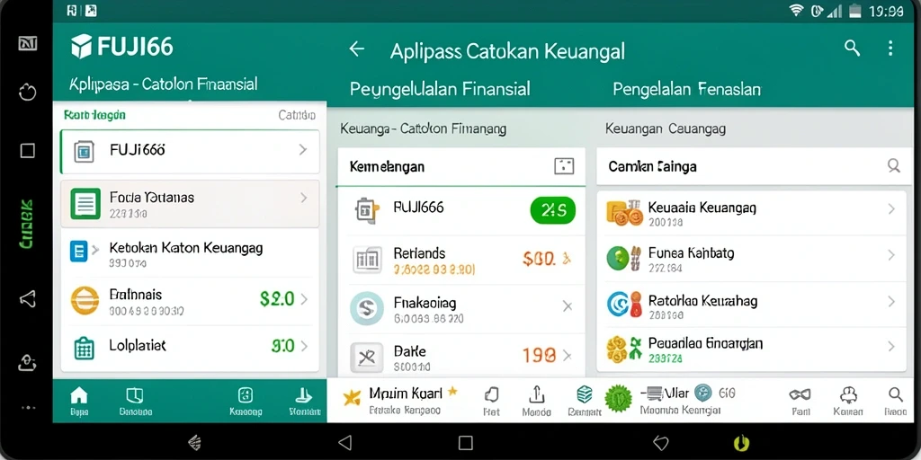 Tampilan antarmuka FUJI66 dengan fitur Catatan Keuangan yang jelas.
