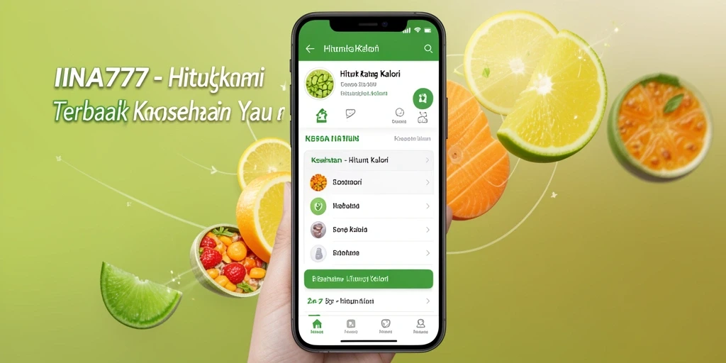 Tampilan antarmuka pengguna aplikasi Hitung Kalori yang menarik.