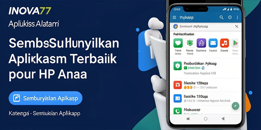Antarmuka INOVA77 yang menampilkan fitur Sembunyikan Aplikasi dengan aman.