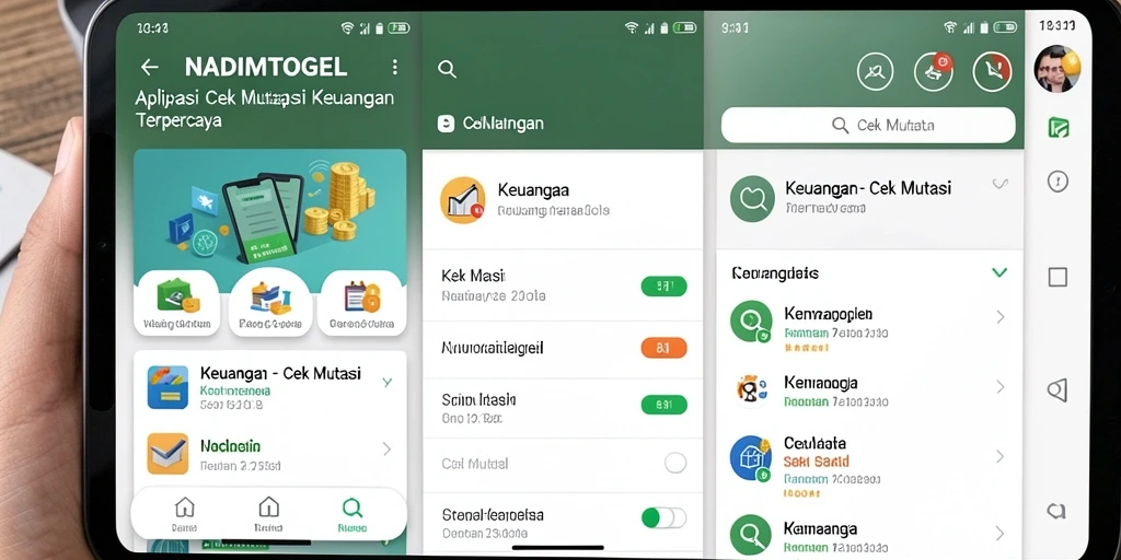 Antarmuka NADIMTOGEL yang sederhana dan fungsional untuk cek mutasi.