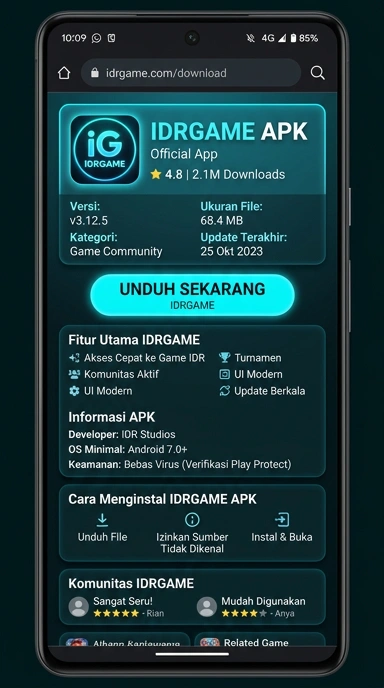 Unduh APK idrgame untuk Android di Indonesia dengan mudah